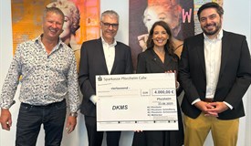 (v.l.n.r.) Frank Jaggy, Wulf Oppelt, Rebecca Stralendorff und Bastian Meyer.
